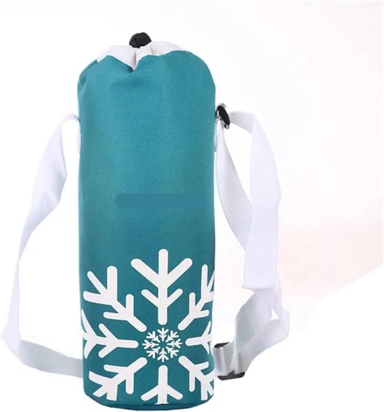 Koeltas Fles - Thermische Draagtas - Outdoor Activiteiten - Verstelbare Schouderriem - 1.5 Liter - Zwart