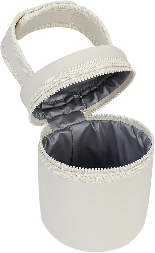 Koeltas Moedermelk - Fles Koeler - Borstvoeding Onderweg - Houdt 5 Uur Koel - 12.5 x 15.5 cm - Beige