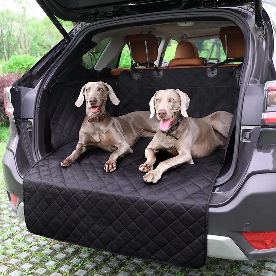 Kofferbakbescherming voor honden met zijbescherming 185X105CM waterdichte hondendeken kofferbak met bumperbescherming krasvaste kofferbak autohoes beschermmat groot van KoffeR