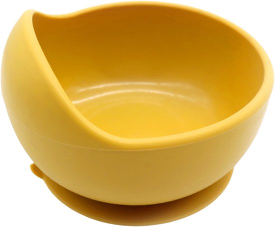 Kommetje met zuignap (Mango) - Siliconen - Rond - Kom - Bakje - Baby - Vanaf 6 maanden - Kinderservies van $