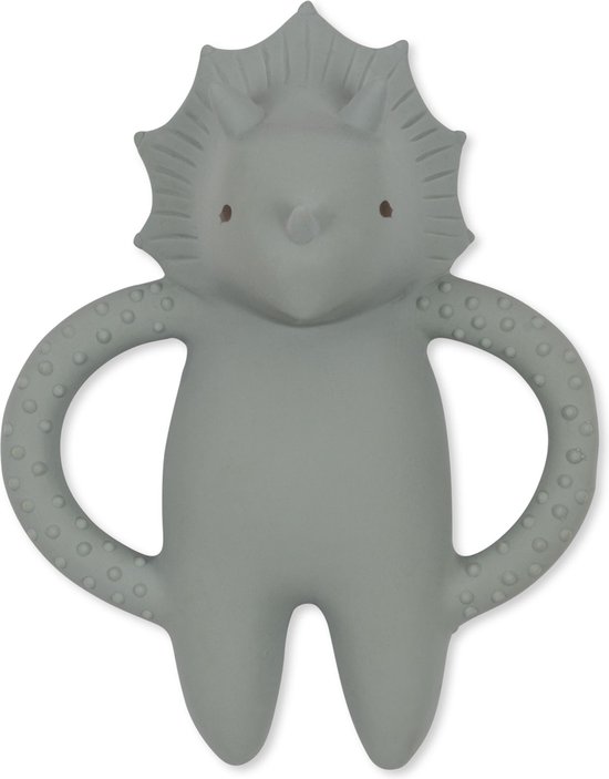 Konges Sløjd Bijtspeeltje Teether Dino | Quarry blue van Konges Sløjd