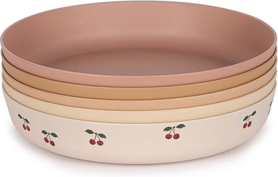 Konges Slojd borden set Cherry Mix van Konges Slojd