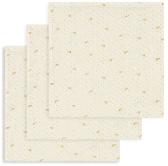 Konges Slojd Hydrofiel doek Lemon Dot 3 Pack