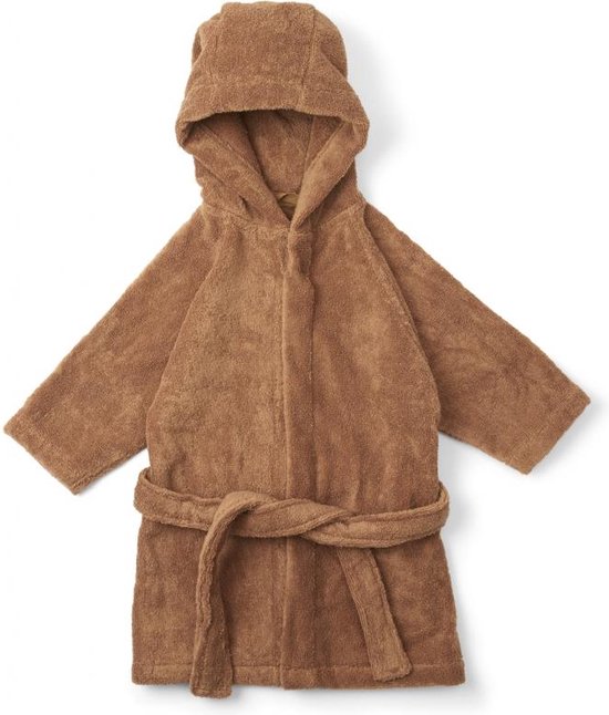 Konges Sløjd - Kinderbadjas Terry - Badjassen1/2 y / Almond van Konges Sløjd