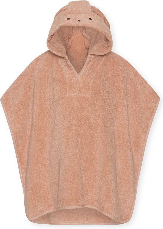 Konges Sløjd - Terry Badcape met Dieren Details - Badcapes - Rose Bunny van Konges Sløjd