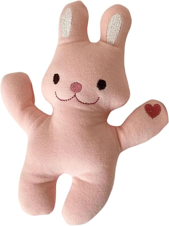 Konijn Knuffel - Zacht Pluche Dier - Rustgevend Comfort - Wasbaar Ontwerp - 30 cm - Roze