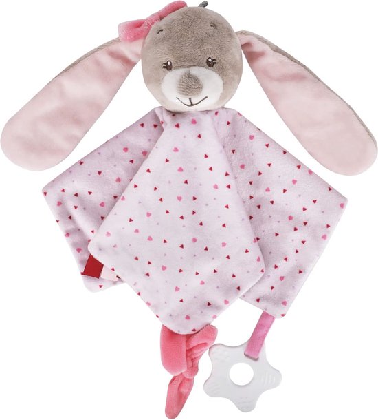 Konijn - Knuffeldoekje - Baby - Peuter - Kleuter - Kraamcadeau - Babyshower - Babykamer Decor - Accessoires - Speelgoed- Kinderen - Kinderkamer- Kinderwagen Speeltje - Autostoelspeeltje - Jongen & Meisje - Baby knuffels van Little Dutch