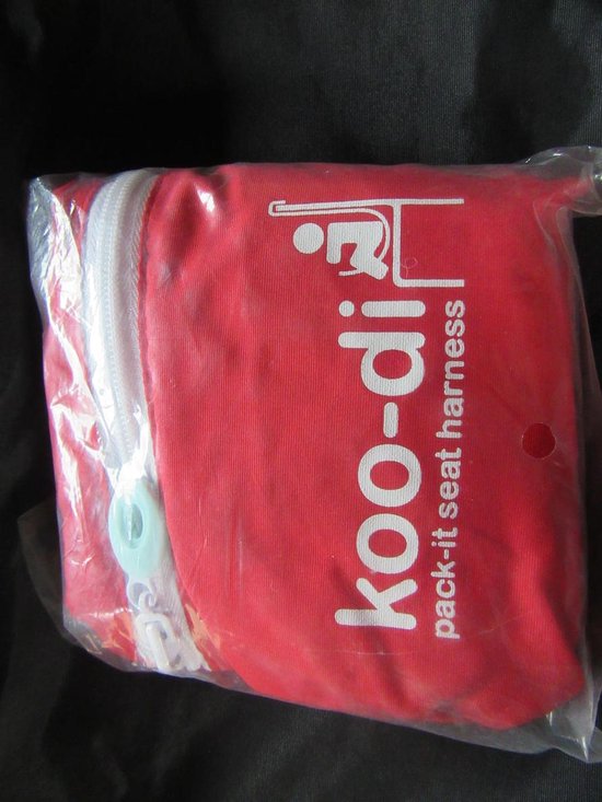 koo-di pack-it seat harness, rood van Koo-di