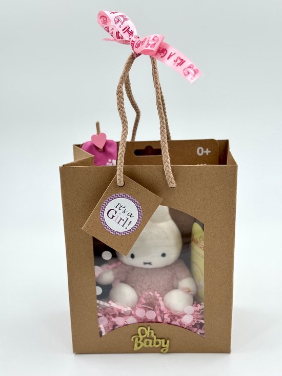 Kraamcadeau baby Zwitsal Nijntje Miffy - meisje - babygeschenkset - babyshower cadeau - kraamcadeau - baby - Zwitsal - kraamcadeau geschenkset - Zwitsal pakket - Zwitsal set - baby pakket cadeau - baby kraamcadeau - cadeau baby - baby pakket van Zwitsal