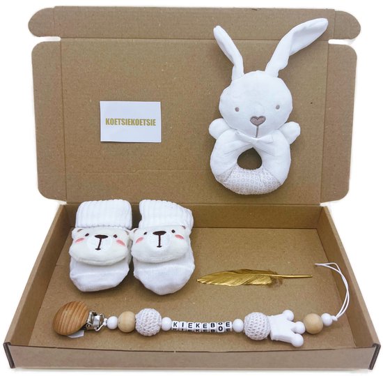 Kraamcadeau, cadeau zwangerschap, geboortecadeau - rechtstreekse levering met kaart mogelijk - kraamcadeau unisex van Merkloos