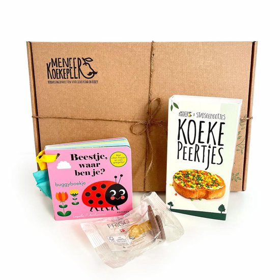 Kraamcadeau geboortemuisjes, buggyboekje, speen - kraampakket - jongen - meisje - unisex - duurzame giftset van Little Dutch