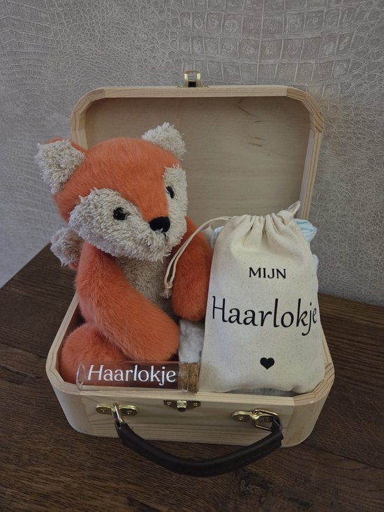 Kraamcadeau - Koffertje met knuffel van Merkloos