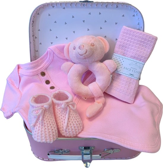 Kraamcadeau Kraamkado meisje - meisje - baby geschenkset - kraamcadeau meisje - baby memorie box - babyshower cadeau - 7 in 1 kado van Lalfofxtie