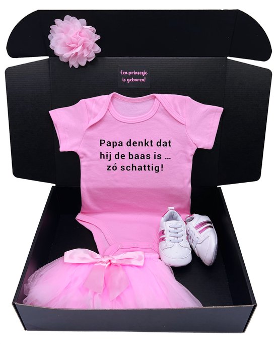 Kraamcadeau meisje - papa denk dat hij de baas is - kan ook rechtstreeks worden verstuurd van MikoDreams