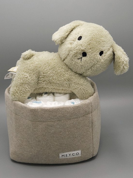 Kraamcadeau Neutraal | Commodemandje | Luiertaart Neutraal | Nijntje Snuffie van Merkloos