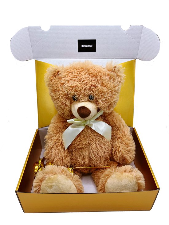 Kraamcadeau Teddybeer - cadeau dreumes - cadeau eerste verjaardag, teddybeer groot, kan ook rechtstreeks worden verstuurd als cadeau van Nicotoy