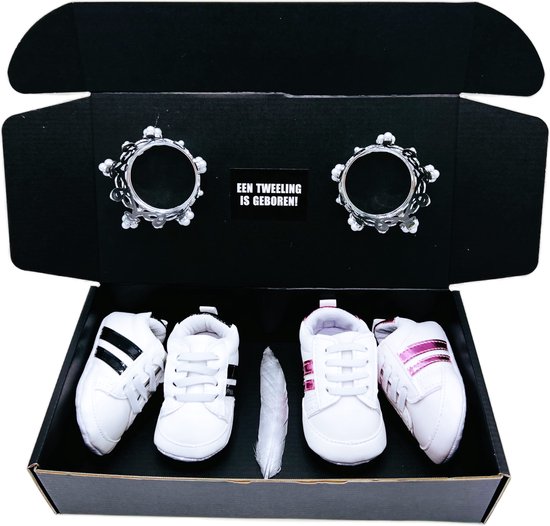 Kraamcadeau tweeling, jongen en meisje, diverse soorten, kan ook als cadeau worden geleverd van Mikołajczyk