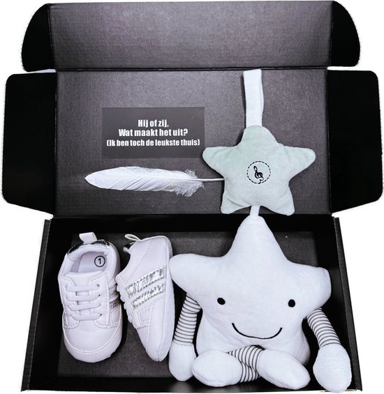 Kraamcadeau unisex - cadeau gender reveal - cadeau babyshower - cadeau zwangerschap