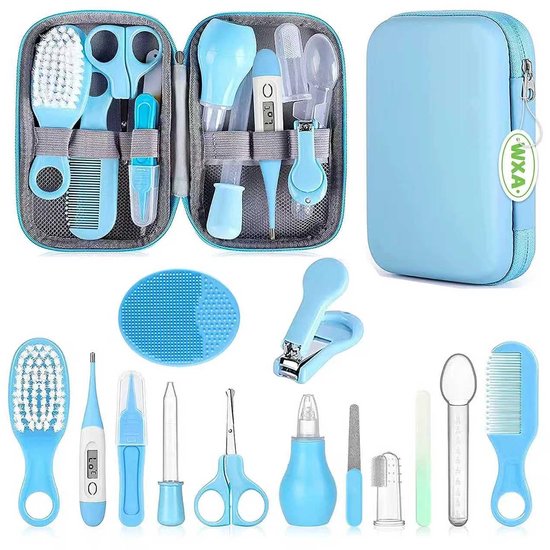 Kraftverdia Baby Verzorging Set - 14-elig - Blauw