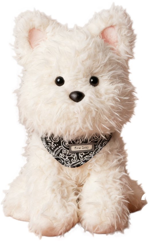 Kraftverdia Knuffel Hond Pluche - West Hoogland White Terrier Knuffel - 25 CM van Merkloos