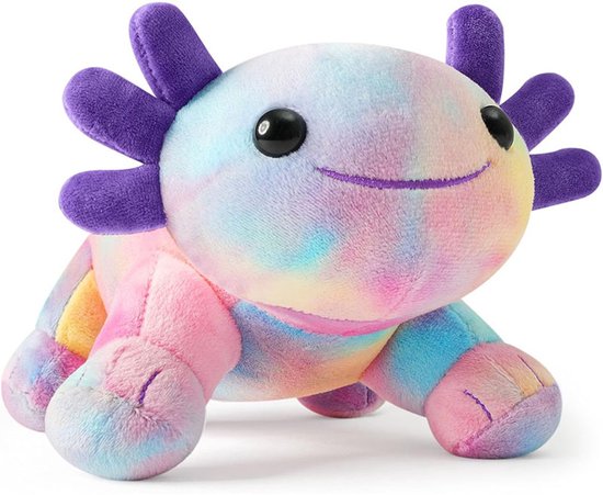 Kraftverdia Pluche Knuffel – Schattige Salamander Knuffelr – Perfect Cadeau – 27cm van Merkloos
