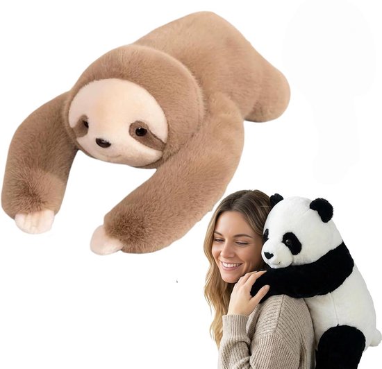 Kraftverdia Pluche knuffel - Verzwaringsknuffel Koala met Lange Armen - 65cm/1kg - Zachte Weighted Knuffel voor Comfort & Ontspanning van Merkloos