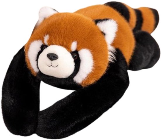 Kraftverdia Pluche knuffel - Verzwaringsknuffel Wasbeer met Lange Armen - 65cm/1kg - Zachte Weighted Knuffel voor Comfort & Ontspanning van Merkloos