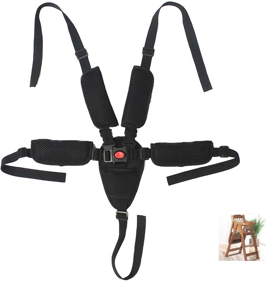 Kraftverdia Universele 5-punts Gordel voor Kinderstoel – Verstelbaar & Comfortabel van Merkloos