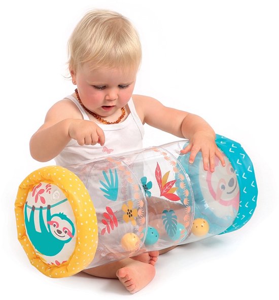 Kruiprol voor Baby - LUDI - Opblaasbare Rol om te Leren Kruipen - Vanaf 6 Maanden - Luiaard van LUDI