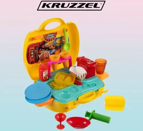 Kruzzel Cinema Koffer - Complete Kleiset met Bioscoop Thema - Creatief en Educatief Speelplezier van Kruzzel