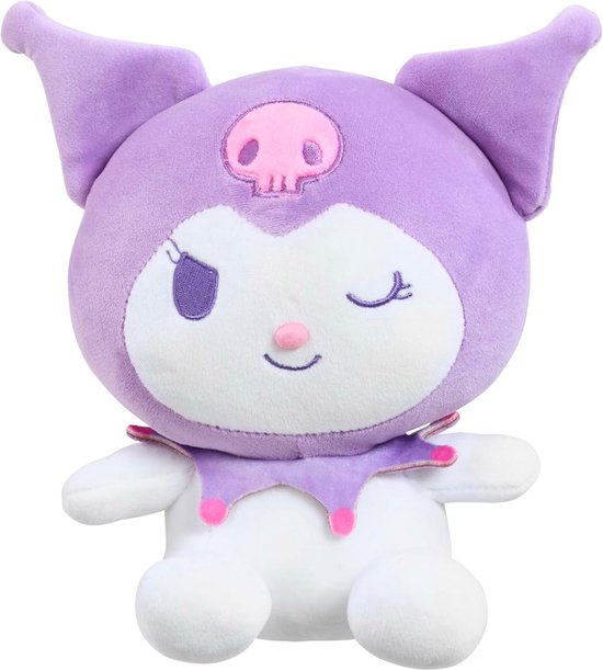 Kuromi Pluche Knuffel 16 cm Paars Verzamelfiguur Zacht Speelgoed voor Kinderen van Merkloos