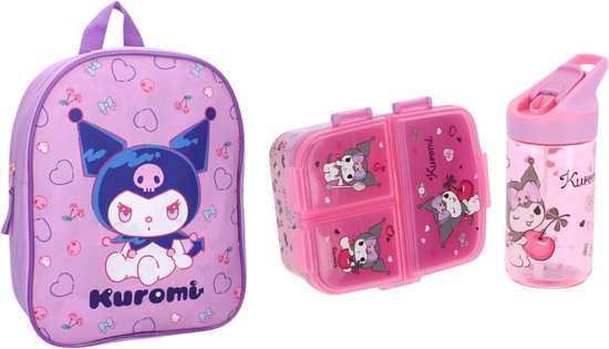 Kuromi school set; rugzak en lunchset