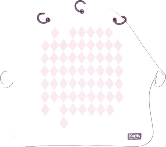 Kurtis Harlequin Zonnedoek Kinderwagen - Roze van Kurtis