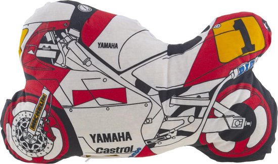 Kussen Racemotor Yamaha - 42 x 25 x 15 cm van Yamaha
