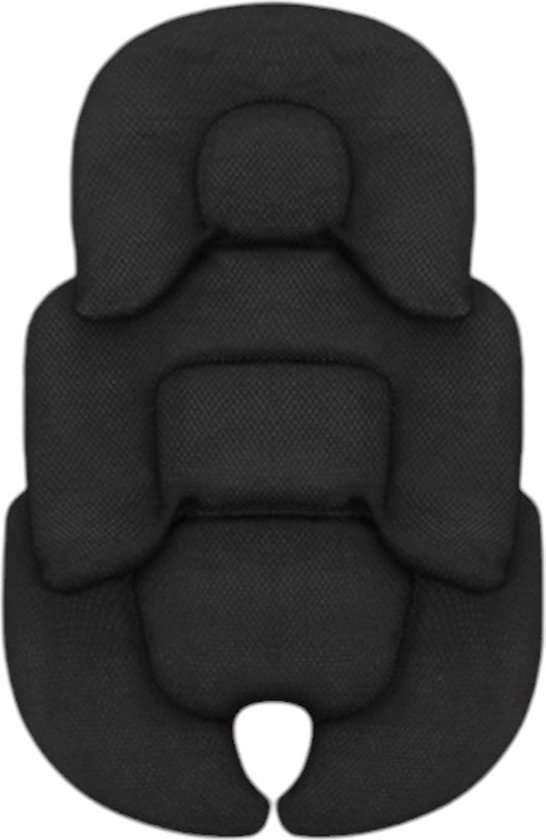 Kussen voor Babystoel - Zwart - Stoelverhoger - Kinderzitje - Autostoel van Balimi