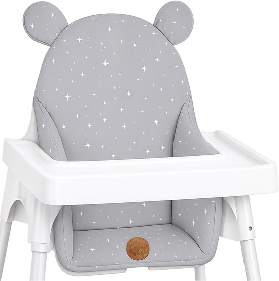 Kussen voor kinderstoel baby opvouwbaar zitverkleiner – zitkussen steun voor Ikea Antilop kinderstoel en babystoel – zitverkleiner waterafstotend wasbaar Melkweg