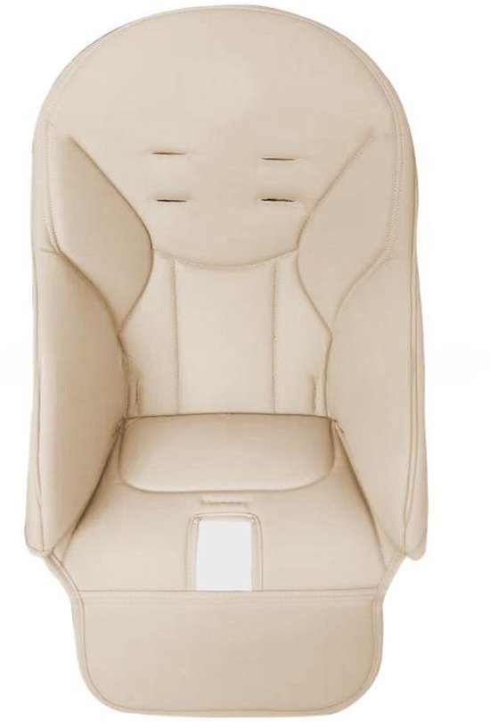 Kussen voor kinderstoel - geschikt voor kinderstoelen, PU-leren kinderstoelen, babystoelen - geschikt voor gestoffeerde kinderstoelen van merken zoals Peg Perego, Kosmic Jané, Baoneo en Siesta Zero3-Beige van Merkloos