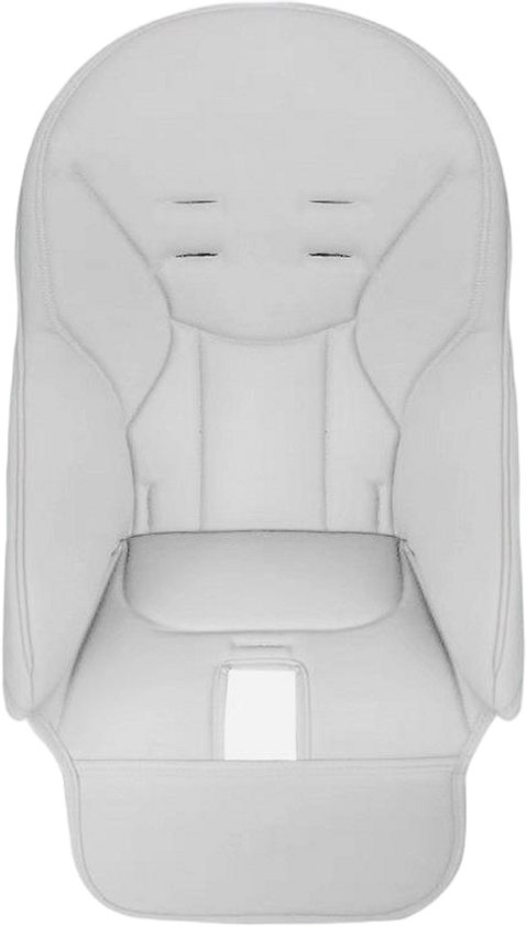 Kussen voor kinderstoel - geschikt voor kinderstoelen, PU-leren kinderstoelen, babystoelen - geschikt voor gestoffeerde kinderstoelen van merken zoals Peg Perego, Kosmic Jané, Baoneo en Siesta Zero3-Lichtgrijs van Merkloos
