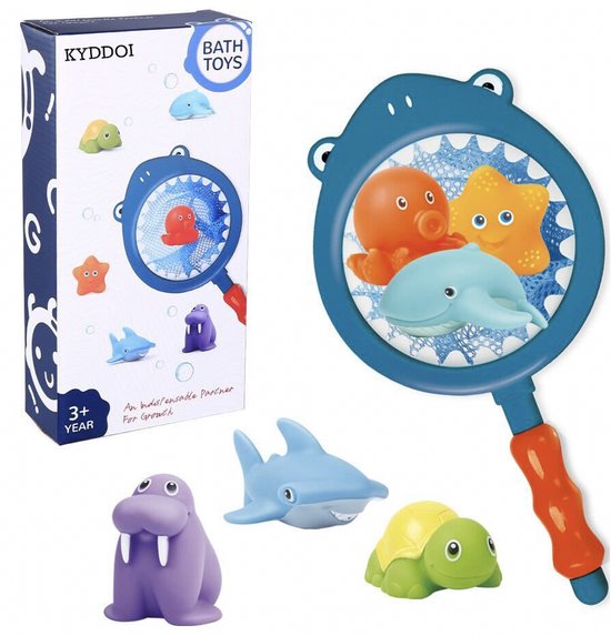 KYDDOI Badspeelgoed - Visspeelgoed - Temperatuurgevoelige kleurveranderende speeltjes - 7 stuks - Baby Cadeau - Baby Speelgoed - Peuter Speelgoed van KYDDOI
