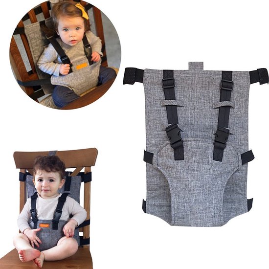 KZQ Reisstoel voor baby's - Baby Travel Essential Harness Seat - Draagbare kinderstoel reizen Baby Essentials - Babyreisuitrusting - Babyreis Must Haves - Draagbare kinderstoel voor baby van KZQ