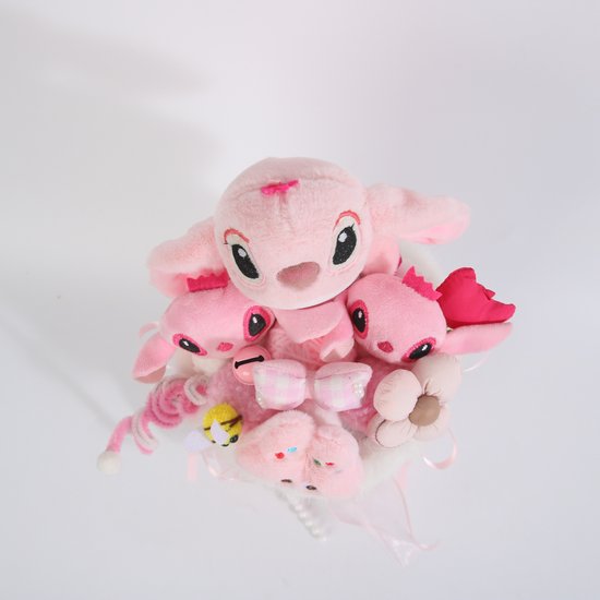 La Roselle Amsterdam Pink Alien Knuffel boeket - cadeauboeket