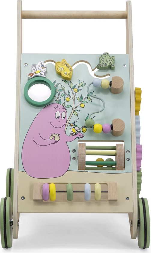 Label Label Barbapapa Houten Activiteiten Loopwagen LLBB-35830 van Label Label