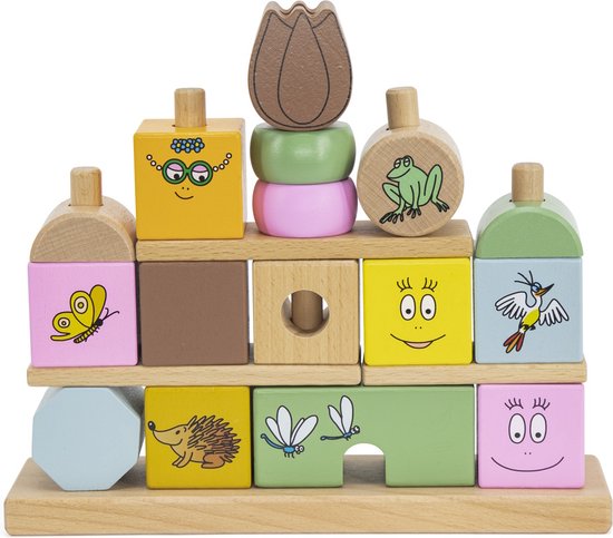 Label Label Barbapapa Houten Stapelblokken LLBB-37025 van Label Label