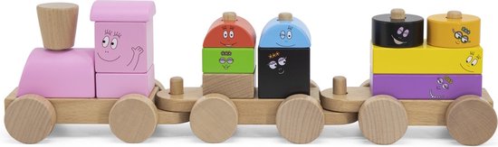 Label Label Barbapapa Houten Stapeltoren Trein LLBB-35885 van Label Label