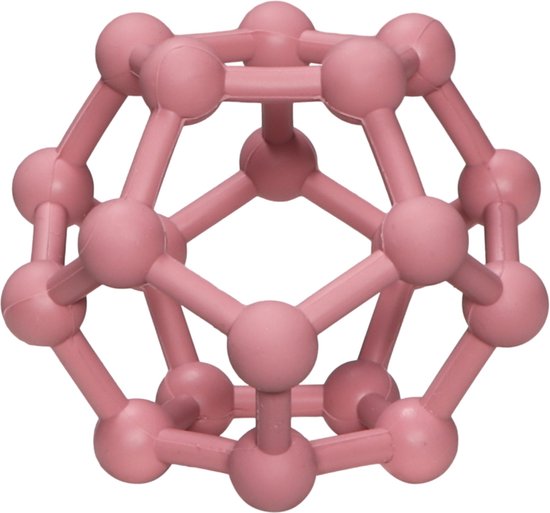 Label Label  - Bijtspeelgoed bal - Silicone - Bijtringen - Roze van Label Label