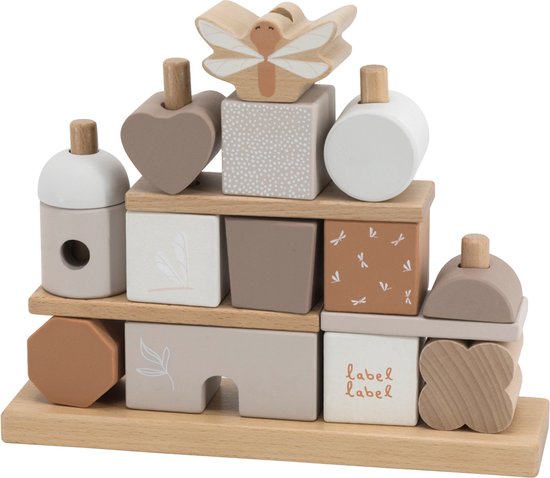 Label Label Nougat Houten Blokken LLWT-34376 van Label Label