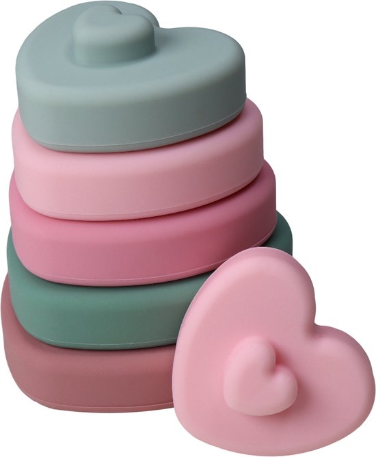 Label Label Roze Silicone Stapeltoren LLST-15355 van Label Label