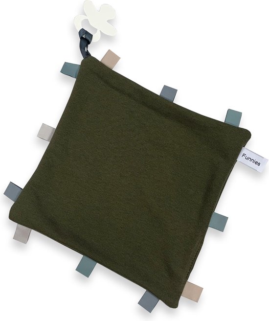 labeldoekje speen forest | speendoekje | speenknuffel | knuffeldoek | funnies | forest | speen | speenkoord | baby van Funnies.