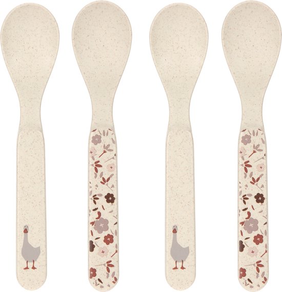 Laessig Tiny Farmer Sheep / Goose Lepel Set Naturel van Laessig