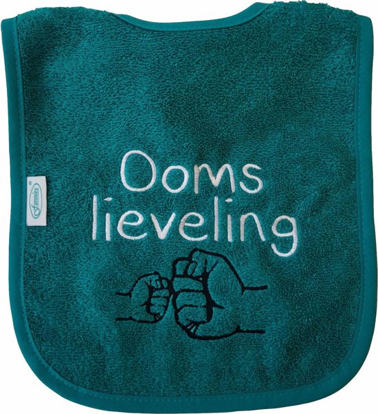 Lake green slab met "Ooms lieveling" - oom, kraamcadeautje, verjaardag, cadeautje, baby, groen van $